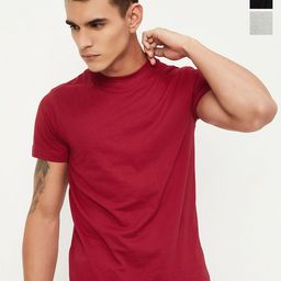 max Men Pack Of 3 Round Neck Short Sleeves Lounge T-Shirts-image-11
