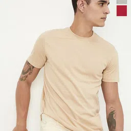 max Pack Of 3 Round Neck Lounge Tshirts-image-11