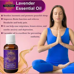 EXOTIC AROMAS Set Of 2 Lavender & Rose Essential Oil - 10ml Each image 2