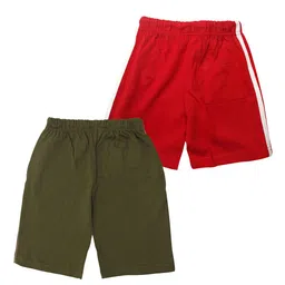 JusCubs Boys Pack of 2 Pure Cotton Shorts image 3