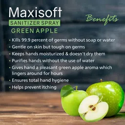 Maxisoft Set of 2 Green Apple Hand Sanitizer Spray-500 ml Each image 5