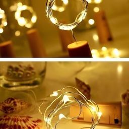 SPARK WORLD Yellow 2 Pieces Rice Shape String Lights image 3