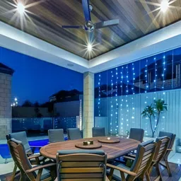 SPARK WORLD Blue 2 Pieces Rice Shape String Lights image 3