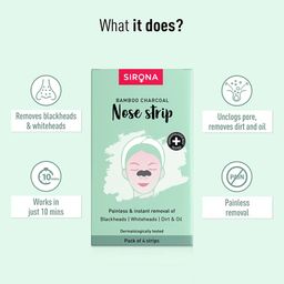 Sirona Set Of 2 Natural Bamboo Charcoal Nose Strips image 3