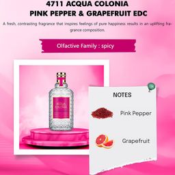 4711 Acqua Colonia Set Of 2 Pink Pepper & Grapefruit EDC - 170ml & 50ml image 2