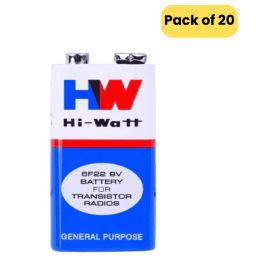 9V Original HW High-Quality Battery ( Pack of 20)-image-40