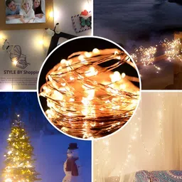 SPARK WORLD 2-pcs Yellow LED String Lights image 4
