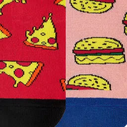 Dynamocks Pack Of 2 Patterned Ankle-Length Socks image 5