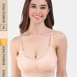 Amour Secret Pack Of 2 Bralette Bra PD601_Pch_Ylw-picture-27