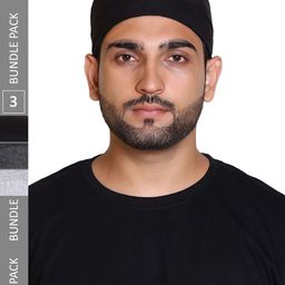 Gajraj Unisex Pack Of 3 Cotton Patka Skull Caps-picture-16