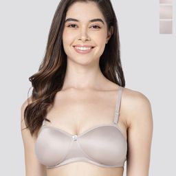 Kalyani Leslie Pack of 3 Light Padded Seamless Balconette Bra with All Day Comfort-picture-47