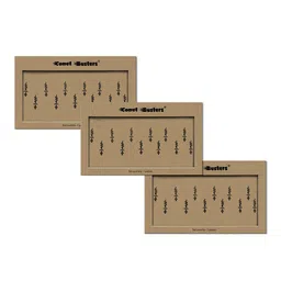 Comet Busters Set of 3 Handcrafted Reusable Traditional Designer Bindis - Black 023 image 1
