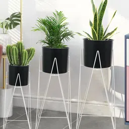 Homesake Set of 3 Planters with Stand image 1