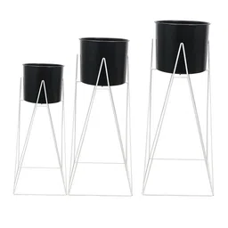 Homesake Set of 3 Planters with Stand image 2