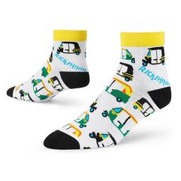 Dynamocks Unisex Pack Of 3 Patterned Ankle Length Socks image 5
