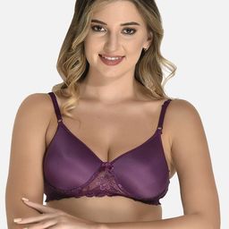 StyFun Pack Of 3 Full Coverage Lightly Padded Seamless Cotton Bra-All Day Comfort image 5