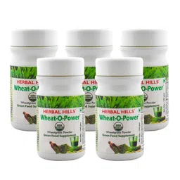 Herbal Hills Wheatgrass Powder (100 Gram Pack of 5)-image-29