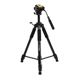 HIFFIN HF-880 166.11cm Adjustable Tripod for Camera (360 Degree Swivel, Black)-picture-4