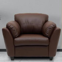 casacraft from pepperfry Montero 1 Seater Sofa in Dark Brown colour-picture-21