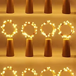 SPARK WORLD Gold Toned 6 Pieces Cylindrical Shape String Lights image 3