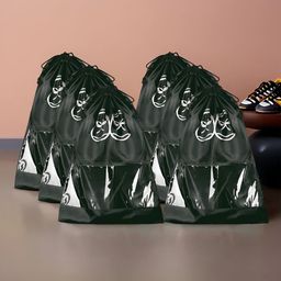 Kuber Industries Black 6 Pieces Printed Fabric Multi-Utility Organisers-13