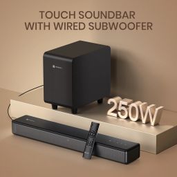Portronics sound slick x 250W wireless soundbar with wired subwoofer for home image 5