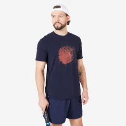 kuikma Men's Tennis T-Shirt Soft - Navy-picture-33