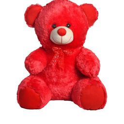 Ultra Kids Red Lovable Huggable Sitting Teddy Bear Soft Toy-36