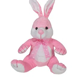 Ultra Kids Pink & White Cute Sitting Rabbit Soft Toy-41