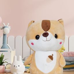 Ultra Kids Beige & White Cute Soft Squirrel Soft Toy-41