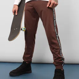 Beyoung Men Cotton Mid Rise Joggers-image-85