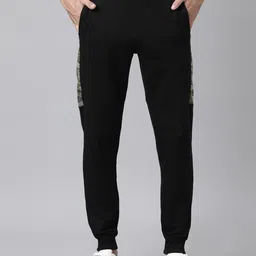 DIXCY SCOTT Men Solid Mid Rise Joggers-image-76