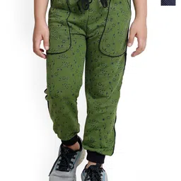 IndiWeaves Boys Pack Of 2 Abstract Printed Fleece Joggers-8