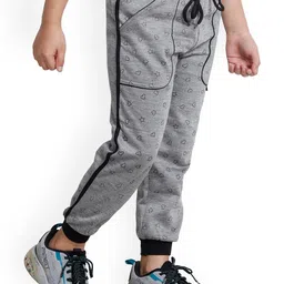 IndiWeaves Boys Conversational Printed Fleece Joggers-picture-6