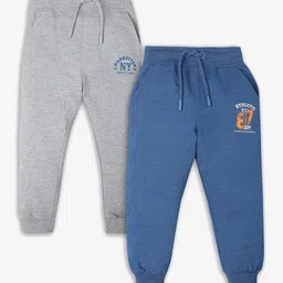 R&B Boys Pack of 2 Mid-Rise Cotton Joggers-picture-35