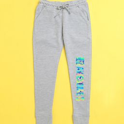 NUSYL Kids Grey Solid Joggers-image-78