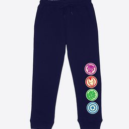 YK Marvel Boys Mid-Rise Joggers Track Pants-image-1