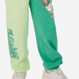 The Souled Store Girls Mickey Mouse Printed Cotton Mid-rise Joggers-image-35