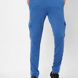 FiTZ Men Solid Knitted Slim-Fit Joggers-picture-2