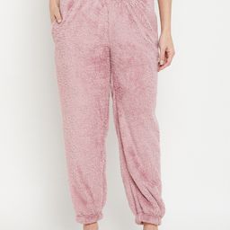 Camey Mid Rise Relaxed-Fit Woolen Lounge Joggers-image-88