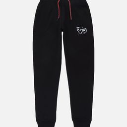 DYCA Boys Black Solid Regular Fit Cotton Joggers-picture-18
