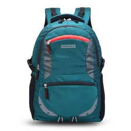 Provogue Unisex Sea Green & Black Backpack with Rain Cover-40