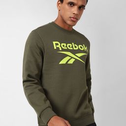 Reebok Brand Logo Printed Ri Flc Big Logo Crew Neck Pullover Sweatshirt-picture-49