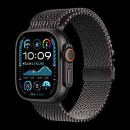 Apple Watch Ultra 2 GPS+Cellular with Titanium Milanese Loop - S (49mm Retina LTPO2 OLED Display, Black Titanium Case)-picture-15