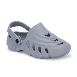 HRX by Hrithik Roshan Men Grey Textured Croslite Clogs image 2