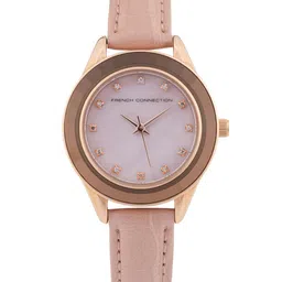 French Connection Women Embellished Dial & Leather Straps Analogue Watch FCB5RGL-image-79