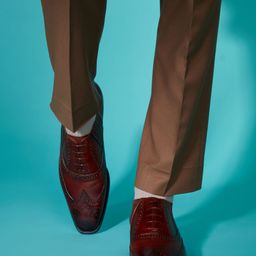 Saint G Men Brown Leather Formal Brogues-image-46