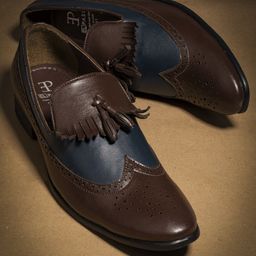 El Paso Men Brown Solid Formal Brogues-image-53