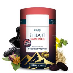 Kindly Health Pure Himalayan Shilajit,  30 gummies -1