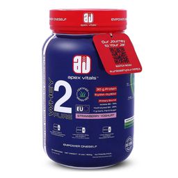 Apex Vitals Whey 2 Pure,  2 lb  Strawberry Yogurt -image-2